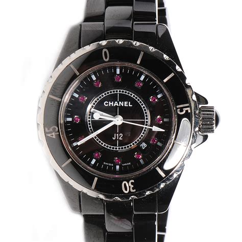 chanel j12 33mm black price|Chanel j12 ceramic watch price.